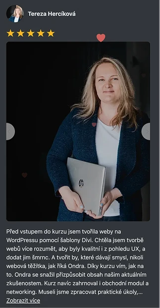 Zprávy od účastníků